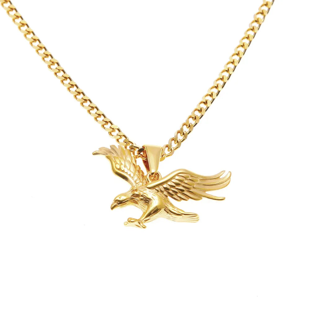 Eagle Pendant and Necklace