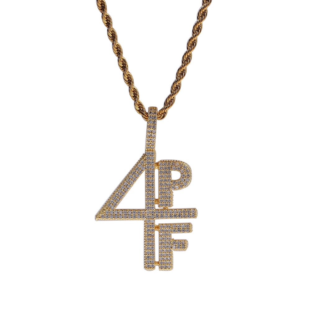 Iced Out 4PF Pendant and Necklace