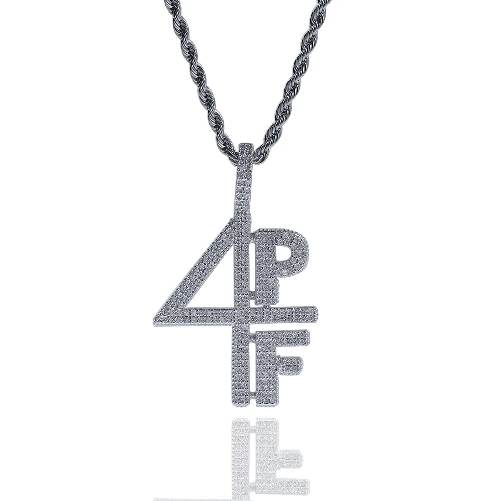Iced Out 4PF Pendant and Necklace