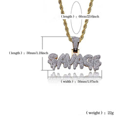 Iced Out Savage Pendant & Necklace