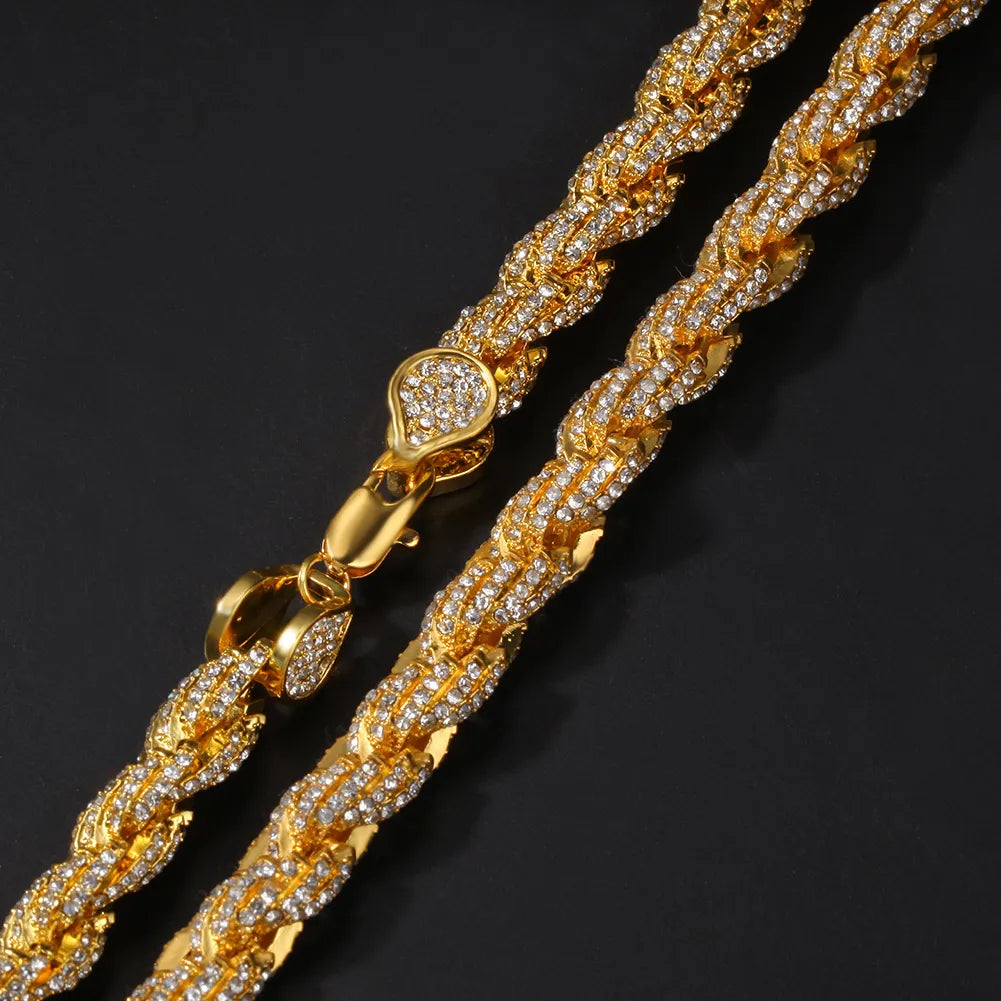 Iced Out Rope Chain