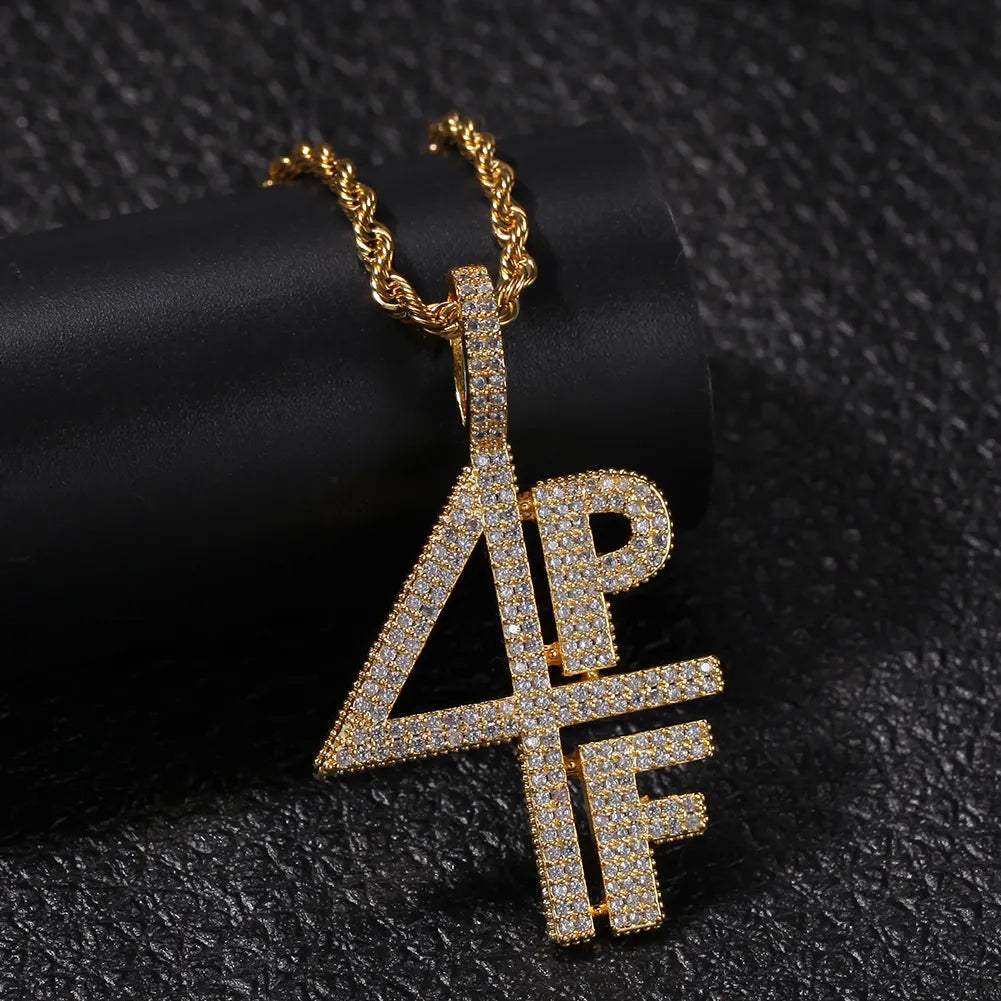 Iced Out 4PF Pendant and Necklace