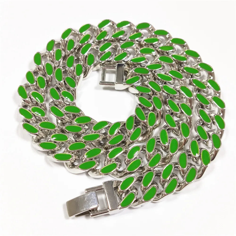 11mm Colorful Cuban Link