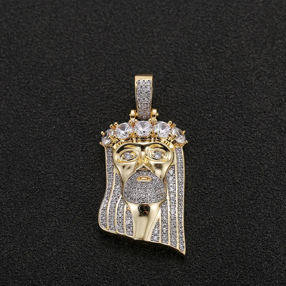 Iced Out Jesus Piece & Necklace