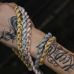 Iced Out Rope Chain
