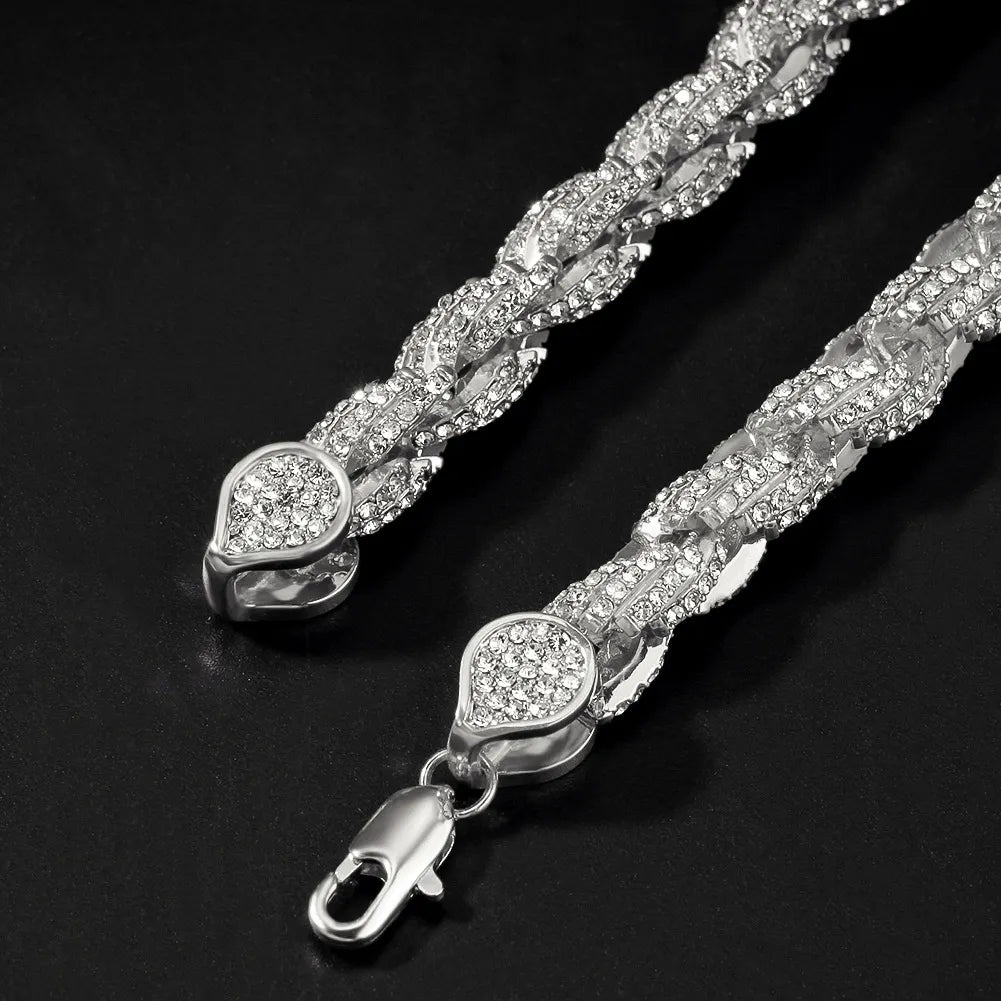 Iced Out Rope Chain