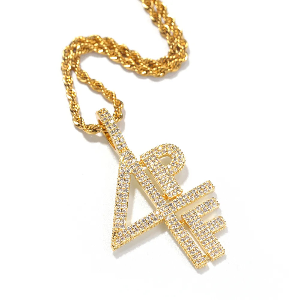 Iced Out 4PF Pendant and Necklace