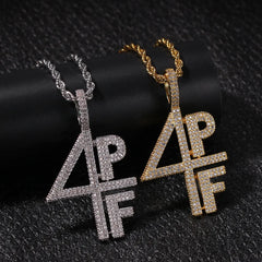 Iced Out 4PF Pendant and Necklace
