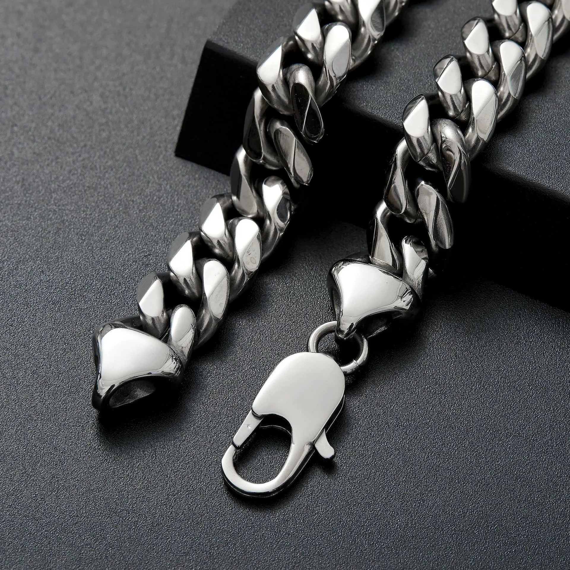 Silver Cuban Link Chain 6/8/10/12mm