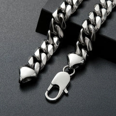 Silver Cuban Link Chain 6/8/10/12mm