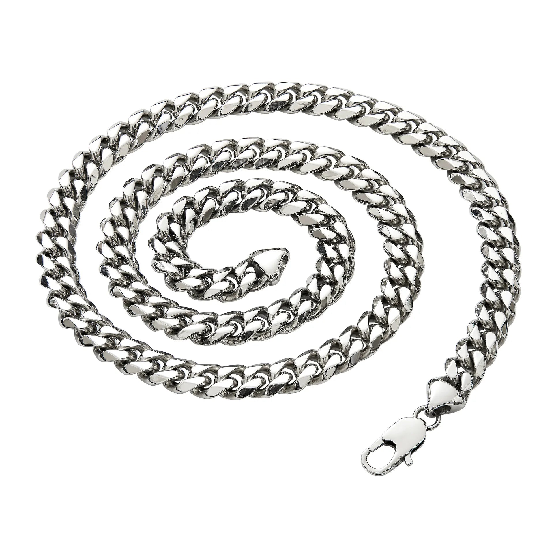 Silver Cuban Link Chain 6/8/10/12mm
